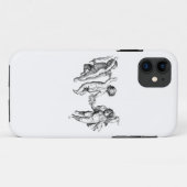 cherubijnen lijnkunst Case-Mate iPhone case (Achterkant (horizontaal))