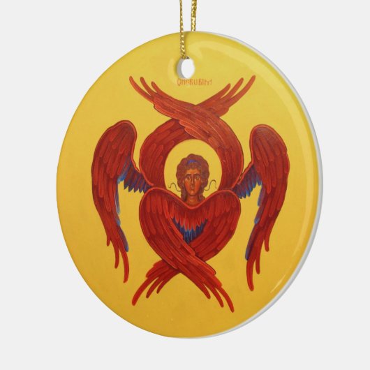 Cherubim en Seraphim Orthodox Icon Ornament (Links)