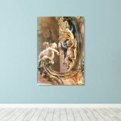 Cherubs, 1737-66 canvas afdruk (Insitu (Houten vloer))