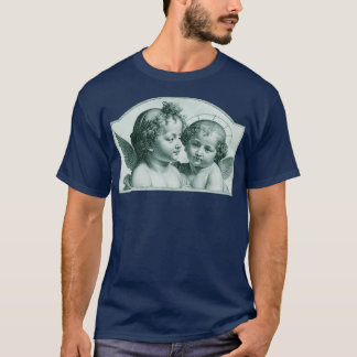 Cherubs Angels Cherub Verdrietige Cupido Kunst T-shirt