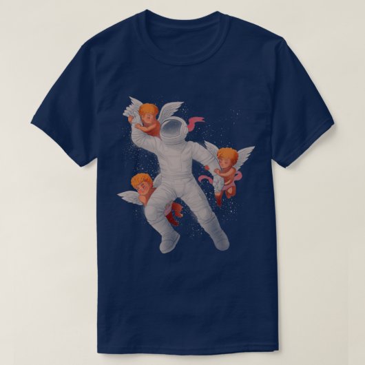 Cherubs Astronaut door Tobe Fonseca T-shirt (Design voorkant)