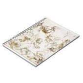 Cherubs, begin 18e eeuw (pen, inkt en was) notitieboek (Linkerzijde)