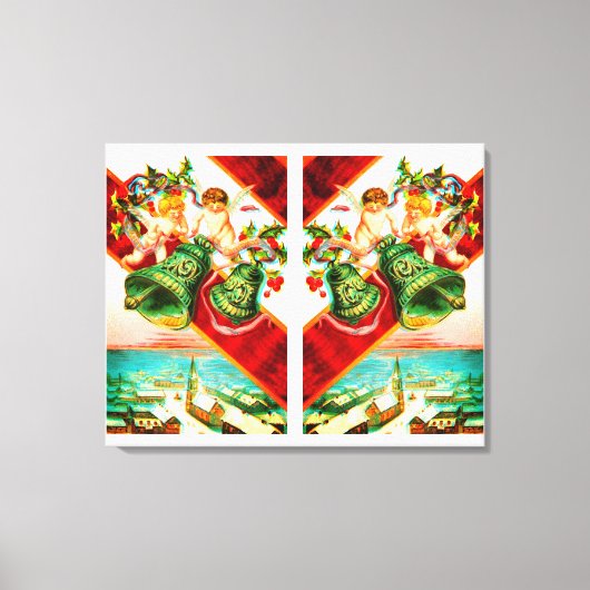 Cherubs belles canvas afdruk (Voorkant)