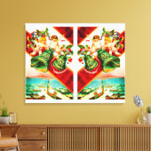 Cherubs belles canvas afdruk (Insitu (Woonkamer))