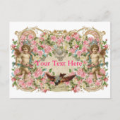 Cherubs & Bird Briefkaart (Voorkant)