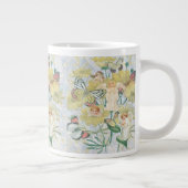 Cherubs, Butterflies en Flowers in Geel Grote Koffiekop (Rechts)