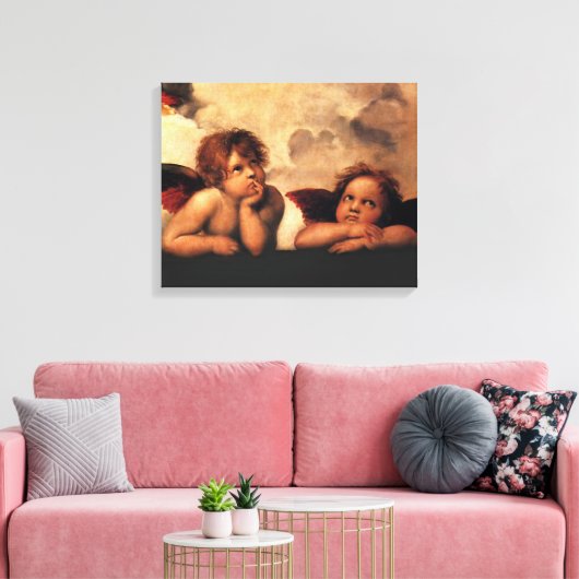 Cherubs Canvas Afdruk (Insitu (Woonkamer))