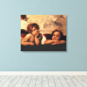 Cherubs Canvas Afdruk (Insitu (Houten vloer))