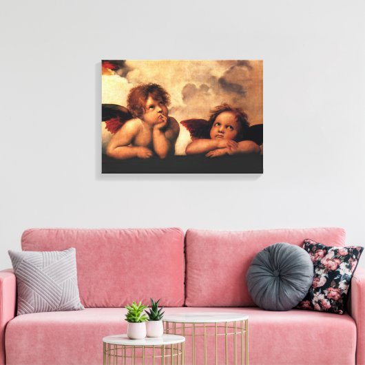 Cherubs Canvas Afdruk (Insitu (Woonkamer))