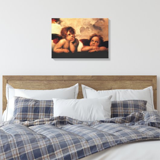 Cherubs Canvas Afdruk (Insitu (Slaapkamer))