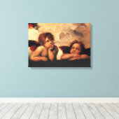 Cherubs Canvas Afdruk (Insitu (Houten vloer))