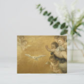 Cherubs en de Heilige Geest -  Kunst Briefkaart (Staand voorkant)