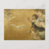 Cherubs en de Heilige Geest - Kunst Briefkaart (Voorkant)