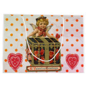 Cherubs en HART Gift Bag Groot Cadeauzakje (Achterkant)