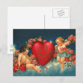 CHERUBS EN HARTS VAN SHARON SHARPE BRIEFKAART (Voorkant / Achterkant)