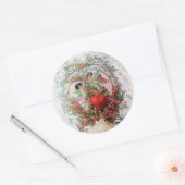 Cherubs en Kant Valentijnsdag Stickers (Envelop)