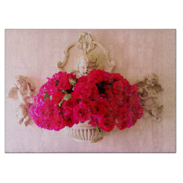 Cherubs en Rozen-Wall Pocket-15x11 snijvlak Snijplank
