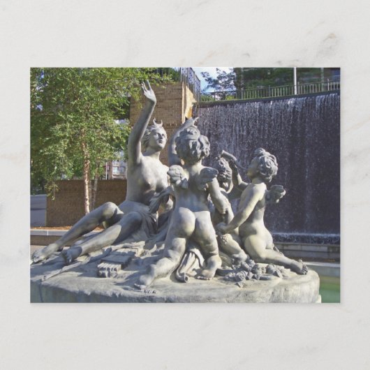 Cherubs Fountain Briefkaart (Voorkant)