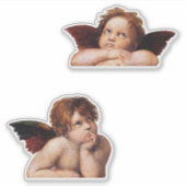 Cherubs, gevleugelde engelen schilderij van Rafaël Sticker (Voorkant)