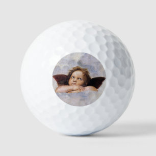 Cherubs, gevleugelde engelen schilderij van Raffae Golfballen