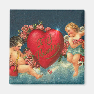 CHERUBS & HEARTS door SHARON SHARPE Magneet