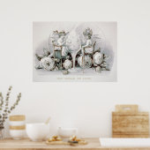 Cherubs & Ice Cream - Poster (Keuken)
