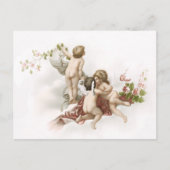 Cherubs in de ruimte briefkaart (Voorkant)