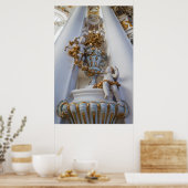 Cherubs in de Wieskirche-kerk Poster (Keuken)