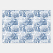 Cherubs in Love Romantic French Toile de Jouy Inpakpapier Vel (Voorkant 2)