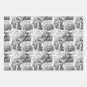 Cherubs in Love Romantic French Toile de Jouy Inpakpapier Vel (Voorkant)