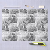 Cherubs in Love Romantic French Toile de Jouy Tissuepapier (Craft)