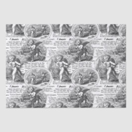 Cherubs in Love Romantic French Toile de Jouy Tissuepapier