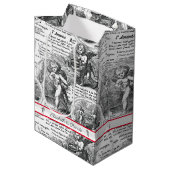 Cherubs in Love Romantic  French Toile Medium Cadeauzakje (Voorkant Gekanteld)