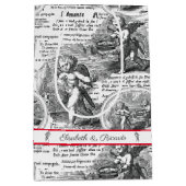 Cherubs in Love Romantic  French Toile Medium Cadeauzakje (Voorkant)