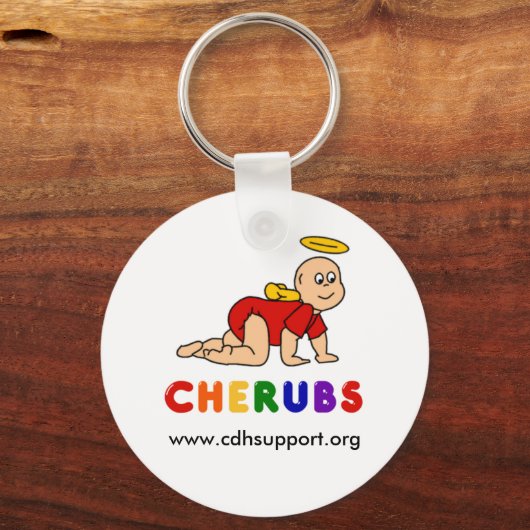  CHERUBS Logo Sleutelhanger (Voorkant)