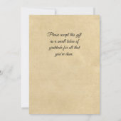 Cherubs op Boeken Hartelijk dank Bedankkaart (Achterkant)