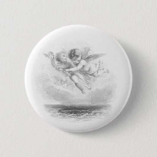 Cherubs Ronde Button 5,7 Cm (Voorkant)