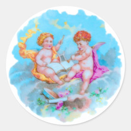 Cherubs. Ronde Sticker