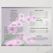 Chery Blossom Funeral Sjabloon (Achterkant)