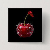 Chery Rock Style Badge Vierkante Button 5,1 Cm (Voorkant)