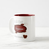 Cheryed Stepmama Tweekleurige Koffiemok (Voorkant links)