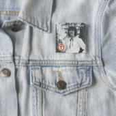 Cheryl Ann Savko Vierkante Button 5,1 Cm (In situ)