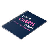 Cheryl ding die je niet zou begrijpen notitieboek (Linkerzijde)