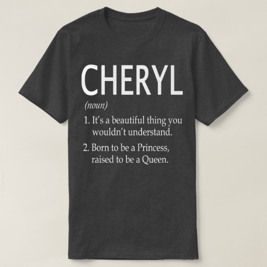 Cheryl Naam Gift 73 T-shirt (Design voorkant)