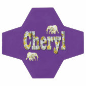 Cheryl naam met olifanten, voetbal (Enkel)