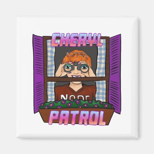 Cheryl Patrol Magnet (Voorkant)
