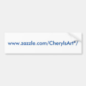 CherylArt bumper sticker (Voorkant)