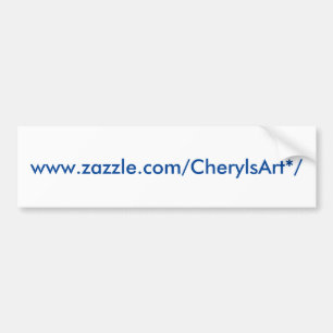 CherylArt bumper sticker