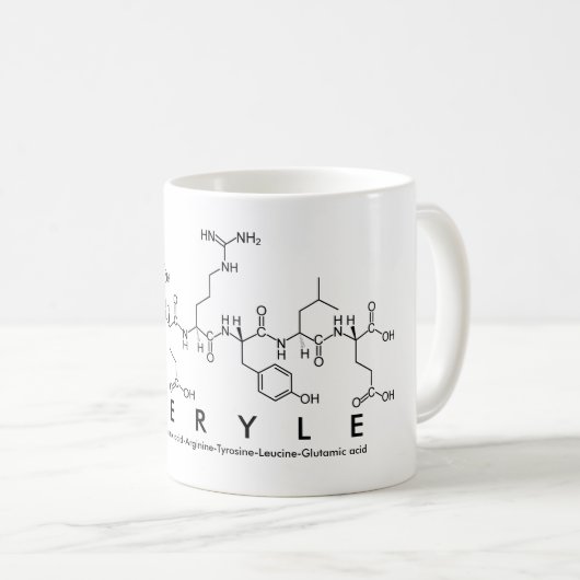 Cheryle peptide naam mok (Voorkant rechts)
