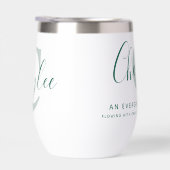 Cherylee name meaning and monogram green text (Rechts)